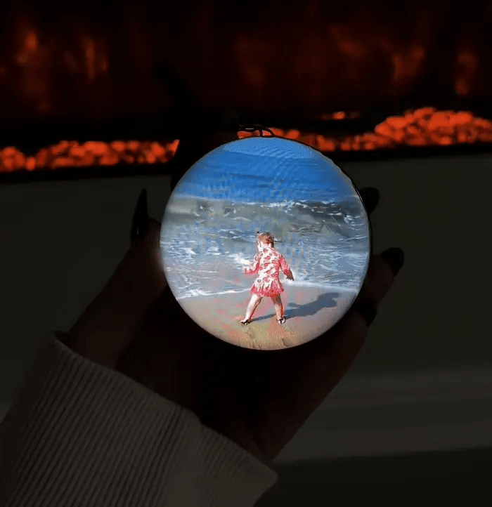 Magical Crystal Ball - Smart LED Display with Photo & Video Player