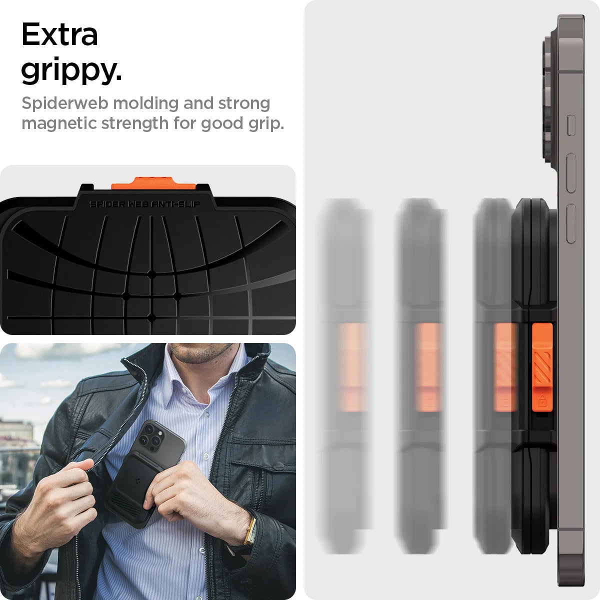 Spigen Lock Fit MagFit Magnetic Wallet