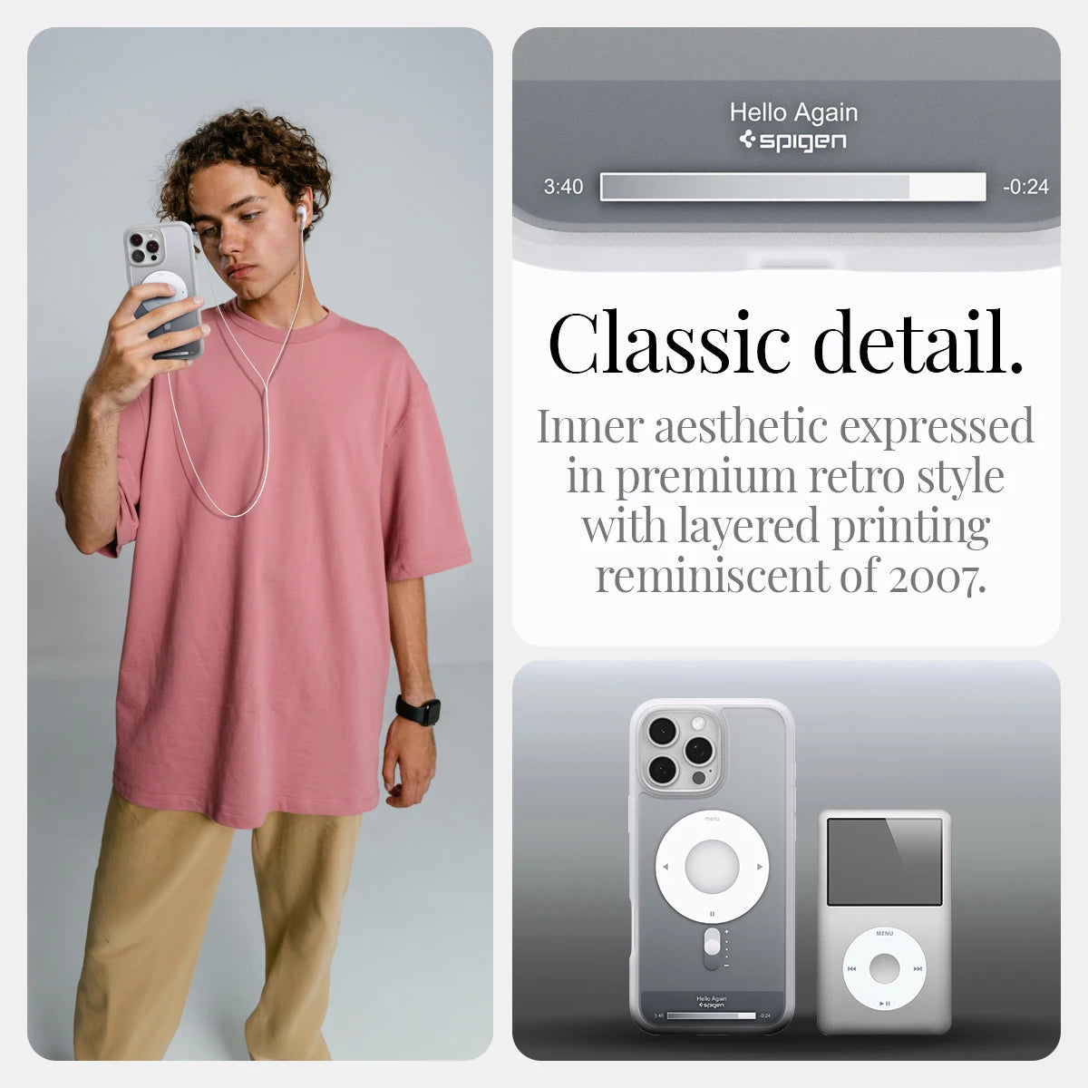 Spigen Ultra Hybrid MagFit Classic iPhone Case for iPhone 16 Pro Max/Pro