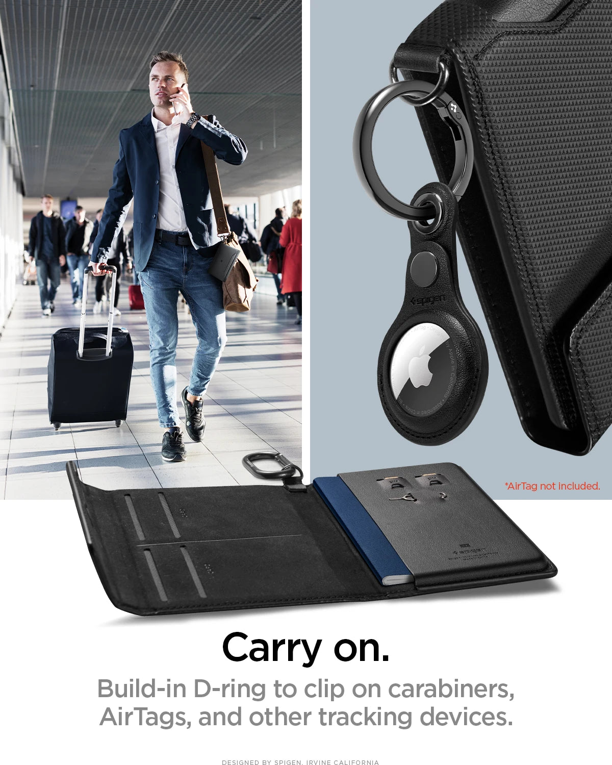 Spigen Universal Passport Holder with RFID Blocking
