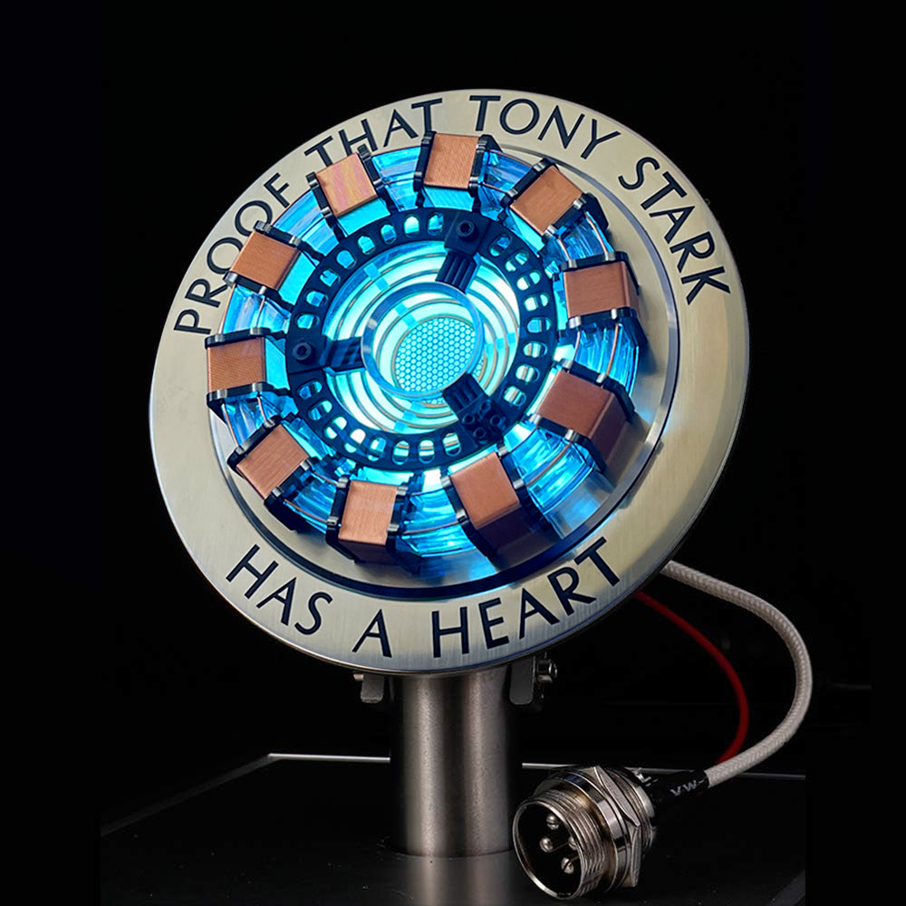 Iron Arc Reactor MK1/MK2 Tony Stark Heart LED Lamp with Voice Control
