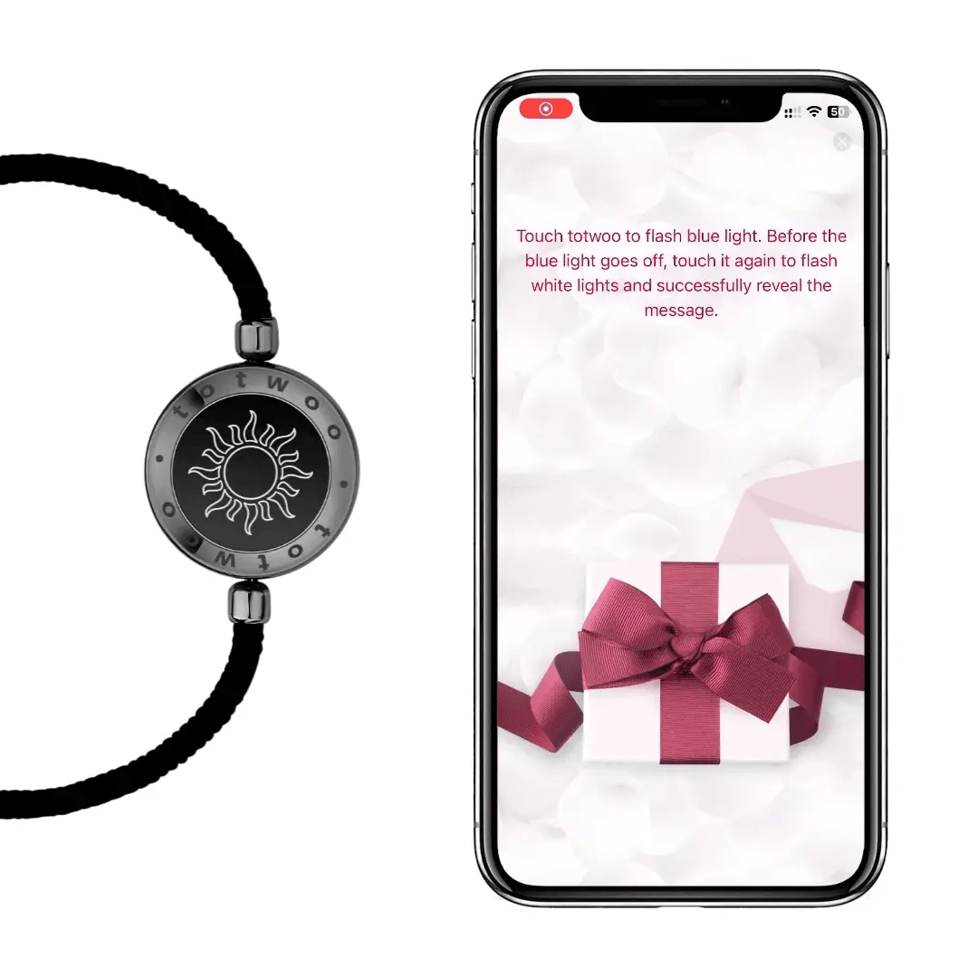 Totwoo Long Distance Touch Bracelets for Couples