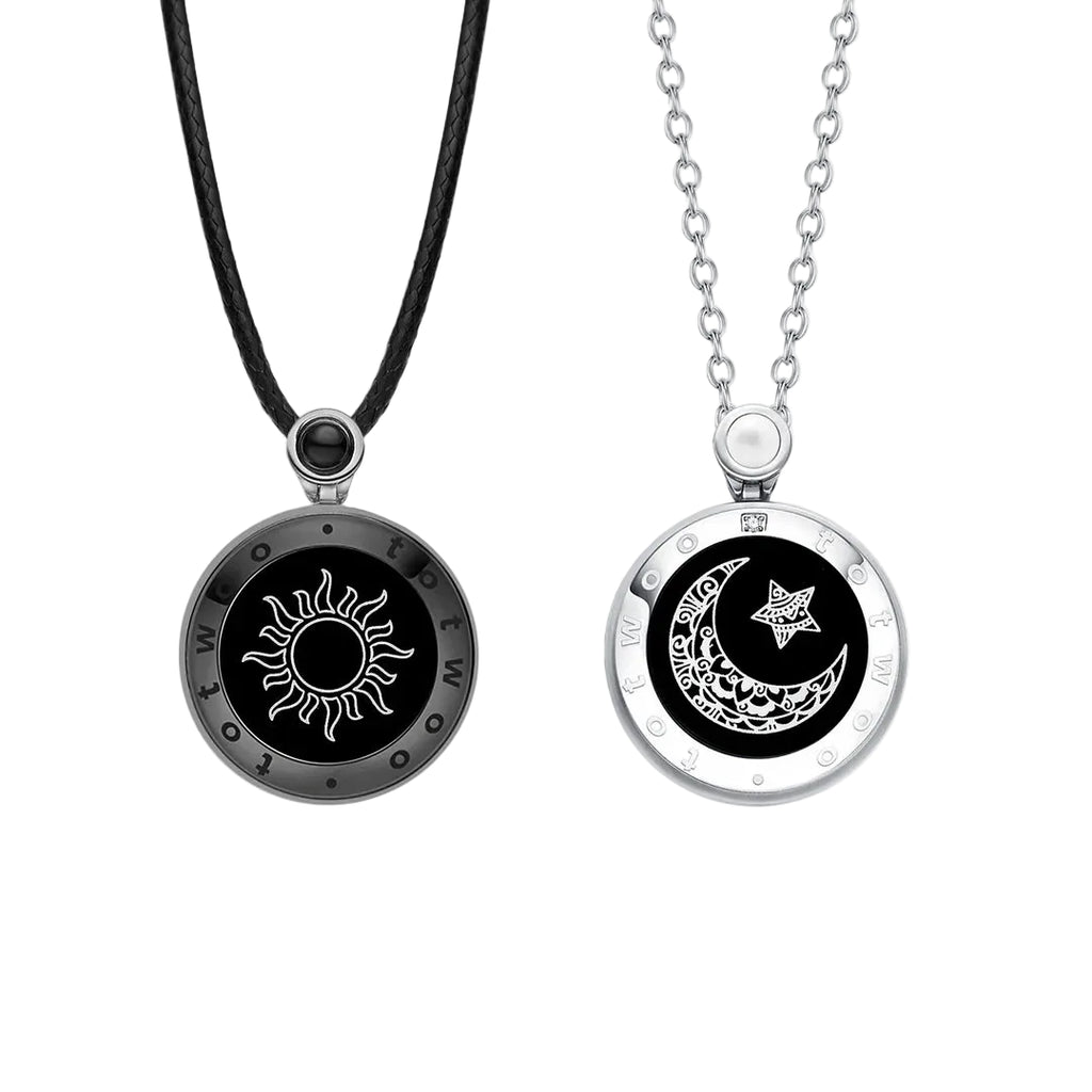 Totwoo Long Distance Touch Necklace for Couples