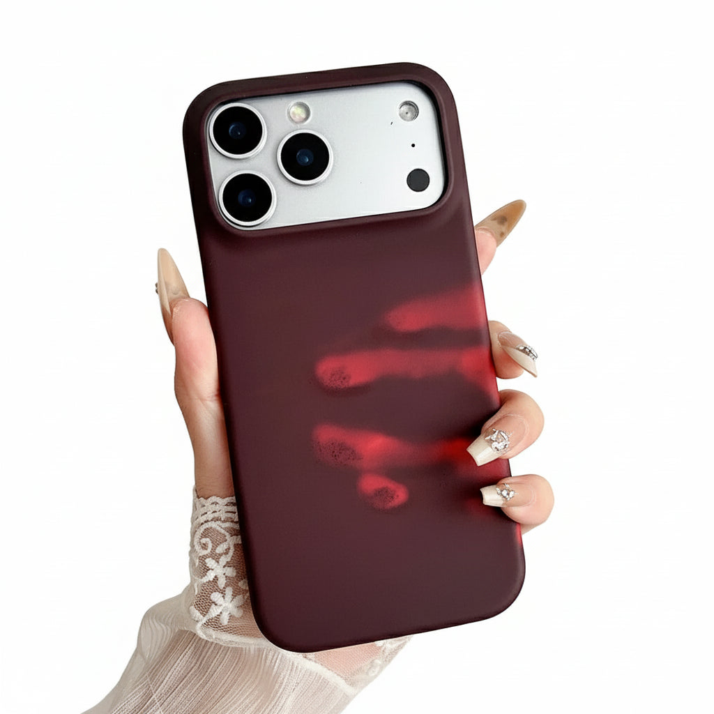 Thermal Sensor iPhone Case Color-Changing Heat-Reactive Temperature Sensitive