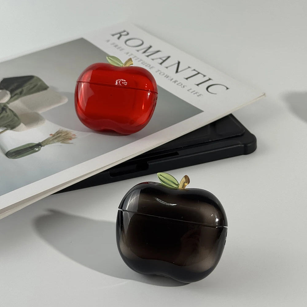 Transparent Fruit AirPods Pro Case Drop-Proof Apple Shape