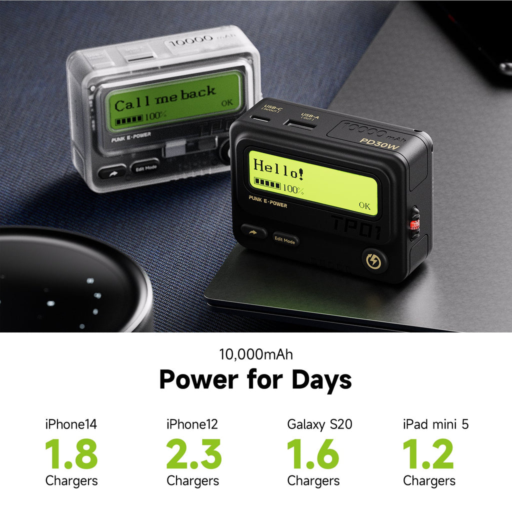 Trozk Beeper Power Bank 10000mAh PD30W Retro