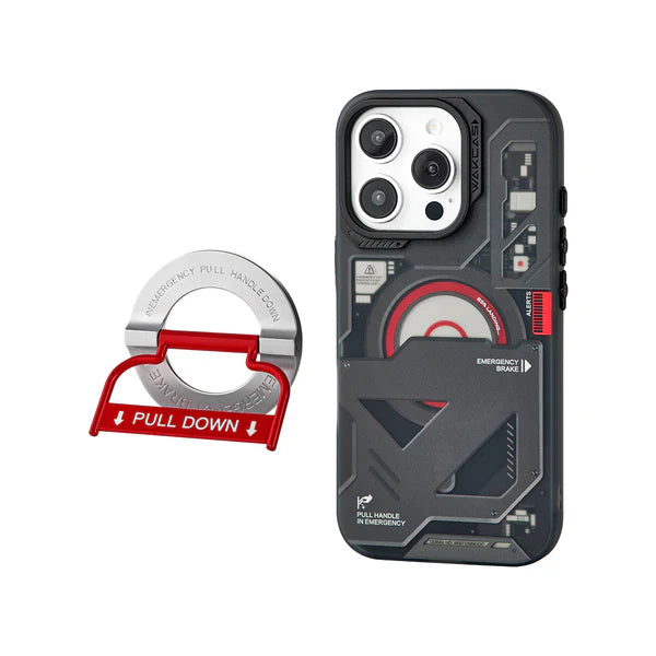 Wakcas Black Emergency Panel iPhone Case