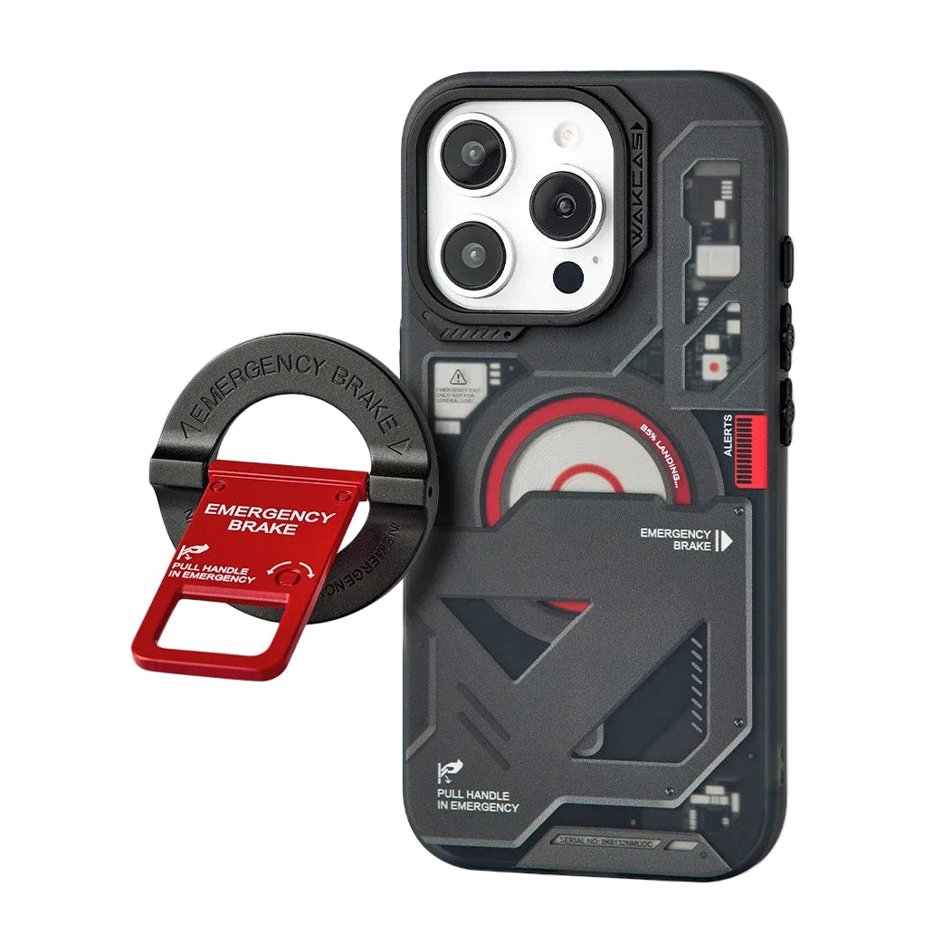 Wakcas Black Emergency Panel iPhone Case