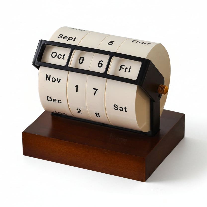 Rotating Wheel Perpetual Calendar