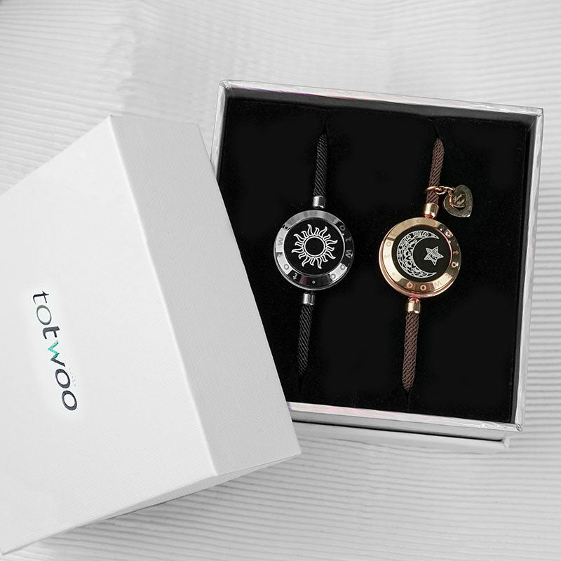 Totwoo Long Distance Touch Bracelets for Couples