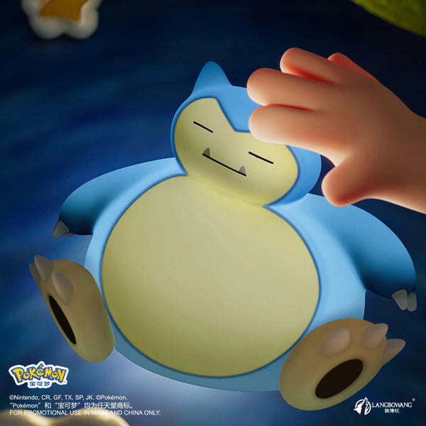 Pokémon Snorlax & Gengar Touch Lamp - Pat to Light Up Night Light