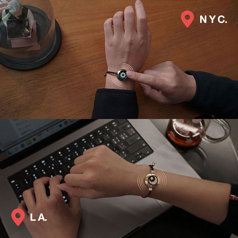 Totwoo Long Distance Touch Bracelets for Couples