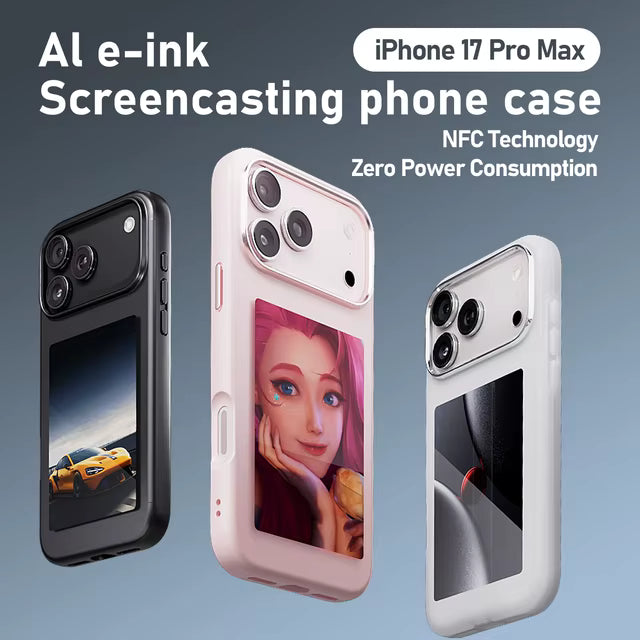 NFC E-ink Case for iPhone 17 Series