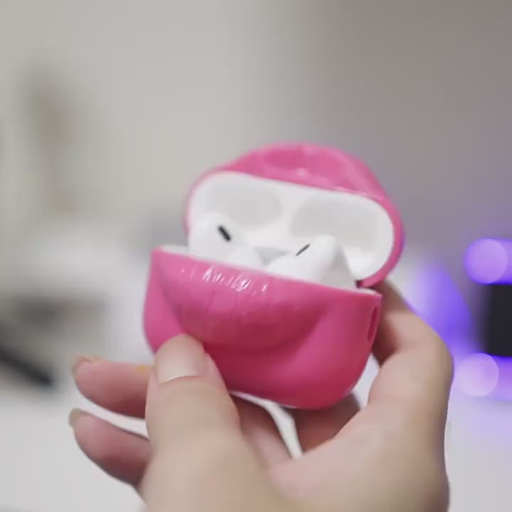 Latmos Design Lip Shaped Airpods Case