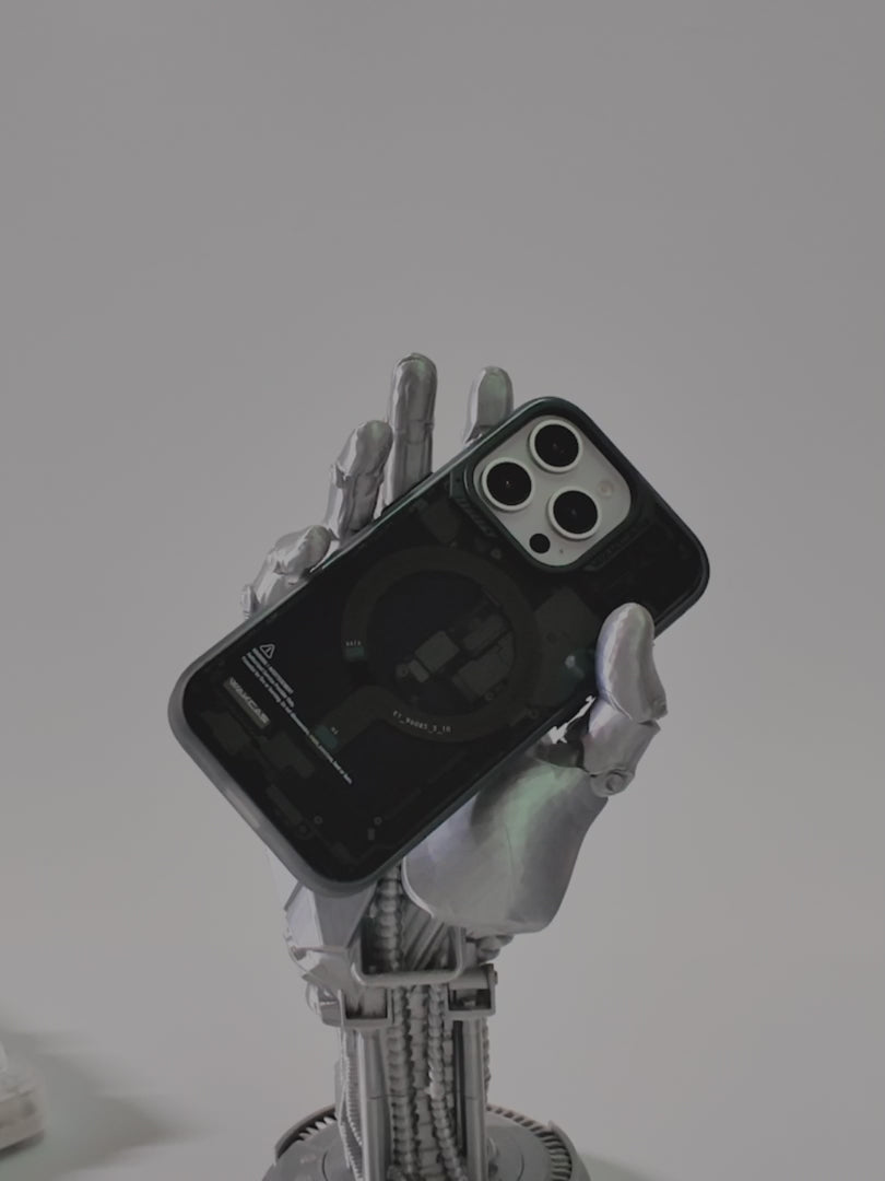 Wakcas Frosted Circuit Design Magnetic Apple iPhone Case