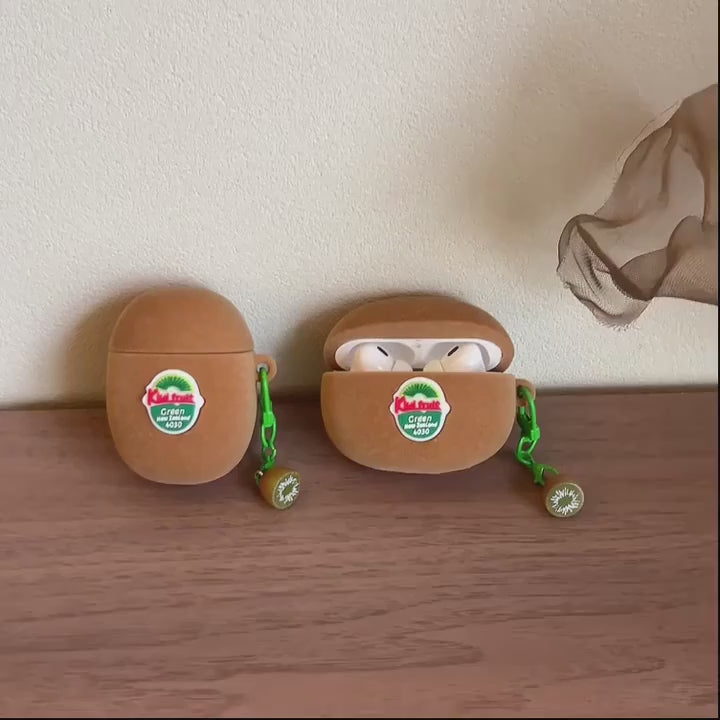Kiwi Fruit AirPods Case Fresh Silicone Protective Cover