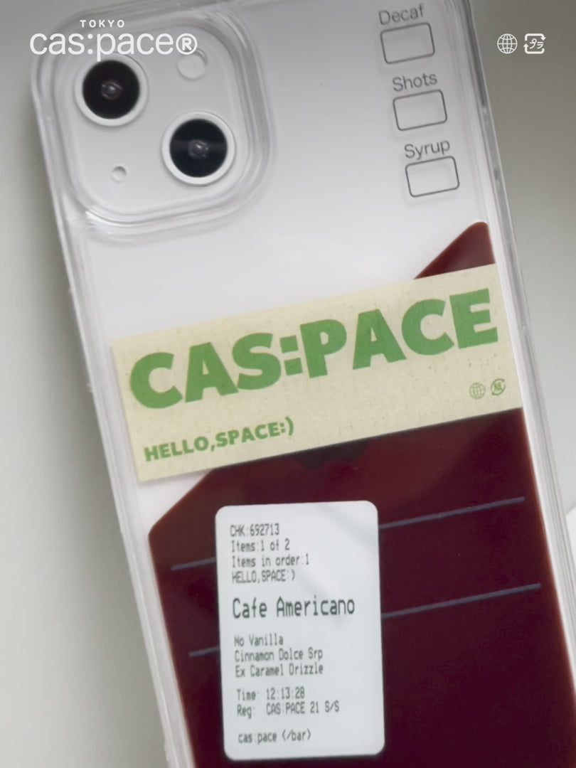 Cas:pace Liquid Coffee MagSafe iPhone Case | Dynamic Quicksand Effect