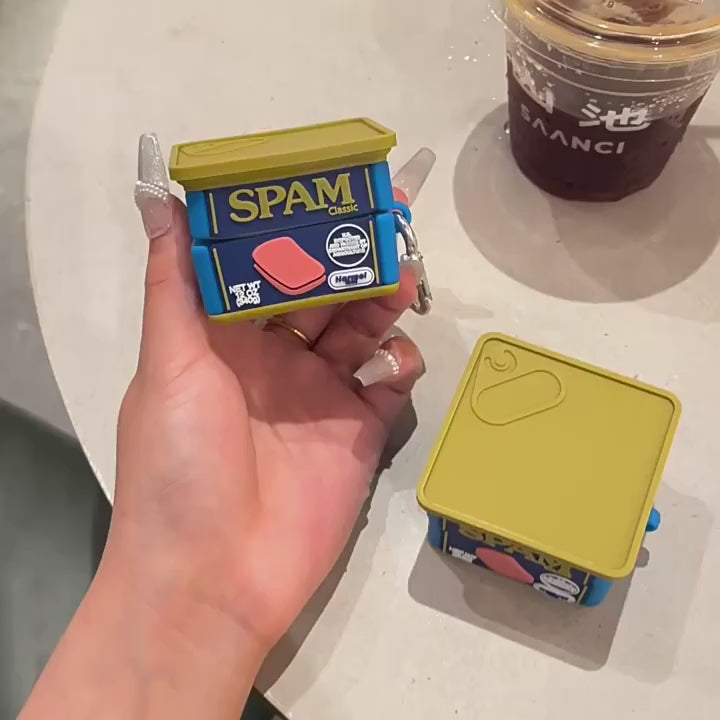 Spam Luncheon Meat AirPods Case Silicon