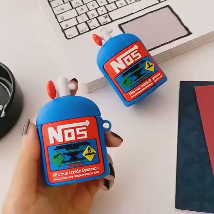 NOS Nitrous Bottle AirPods Case Silicone